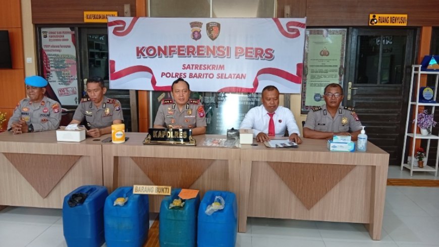 Beli BBM Subsidi di Barsel, Dijual ke Bartim: Polisi Amankan 400 Liter Pertalite