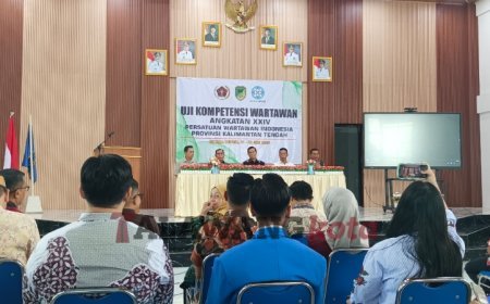 UKW Muara Teweh, PWI Pusat Tekankan Pentingnya Kompetensi Wartawan