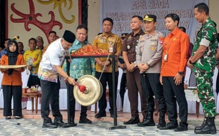 Bupati Barsel Pimpin Apel Siaga Sensus Ekonomi 2026, Perkuat Akurasi Data Daerah