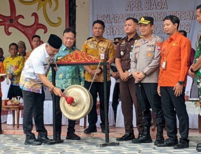Bupati Barsel Pimpin Apel Siaga Sensus Ekonomi 2026, Perkuat Akurasi Data Daerah