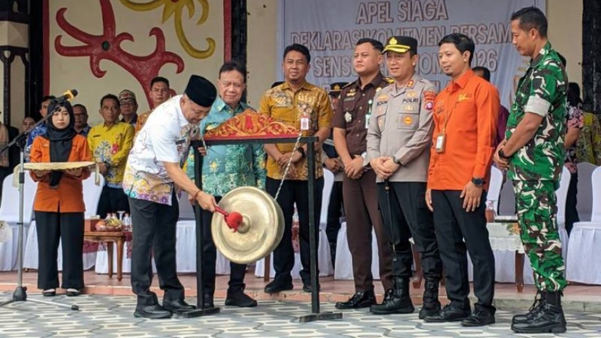 Bupati Barsel Pimpin Apel Siaga Sensus Ekonomi 2026, Perkuat Akurasi Data Daerah