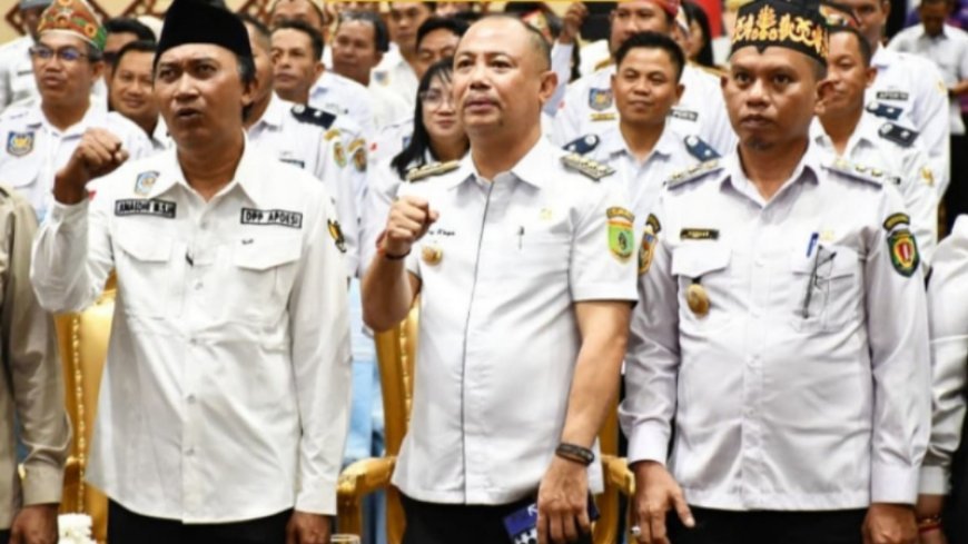Hadiri Rakerda APDESI Kalteng, Bupati Barsel Dukung Program Prioritas Pemerintah Pusat