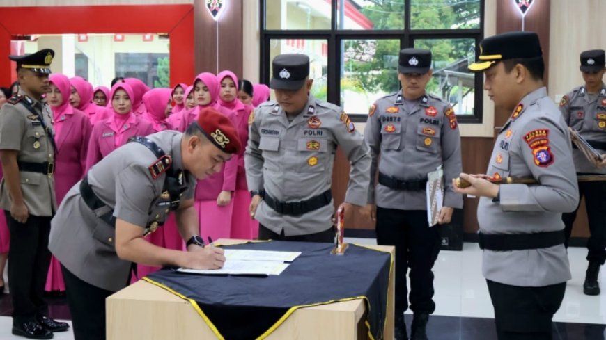 Kapolres Barsel Pimpin Sertijab PJU dan Kapolsek, Perkuat Kinerja Pelayanan Polri