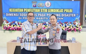 Polres Barsel Jadi Lokasi Penelitian STIK Lemdiklat Polri, Bahas Dimensi Sosiologis Penanggulangan Bencana