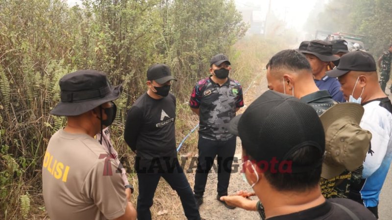 Kapolres Barsel Patroli Hotspot Dusun Selatan, Ini Langkahnya